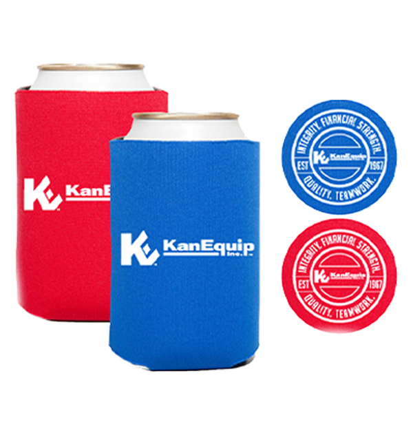 Collapsible Foam Can Insulators - Blue or Red
