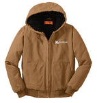 CornerStone® Washed Duck Cloth Insulated Hooded Work Jacket